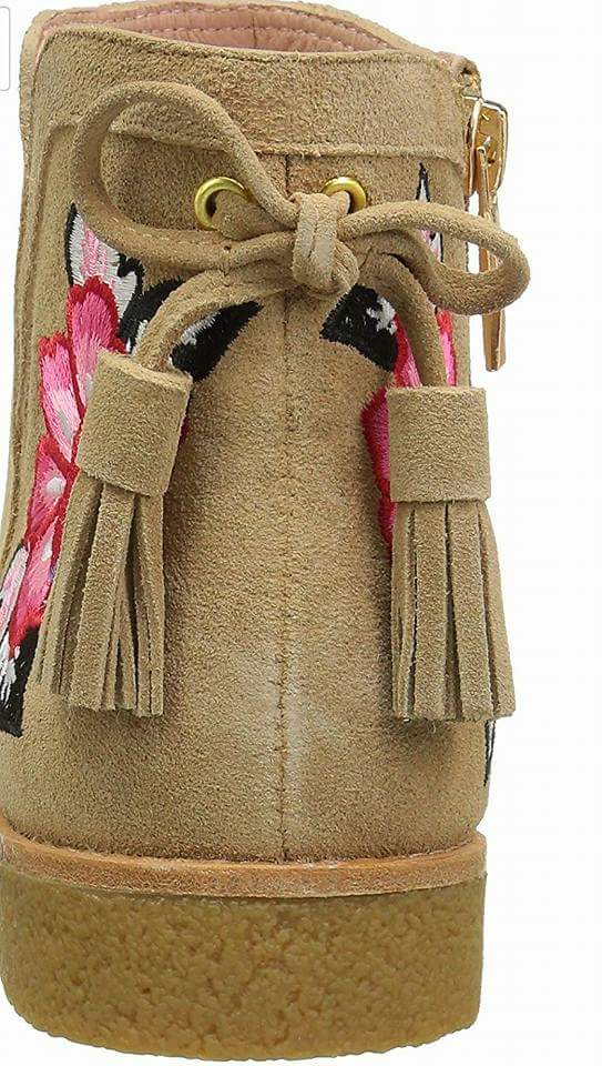 Kate Spade Desert Women's Bellville Embroidered Suede Boots/Booties