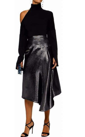 NWT $328 Walter Baker Women's Black Kora Sequin Dress