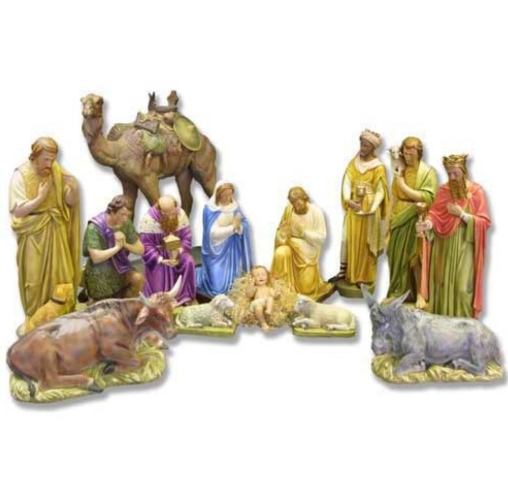 Large Nativity set