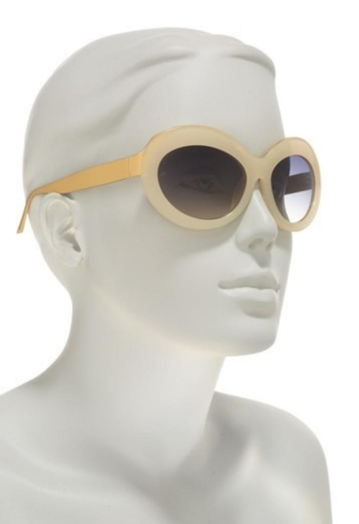Linda Farrow Oversize Novelty Sunglasses