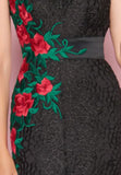 Mac Duggal Flash Floral Lace Mermaid Dress