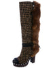 CHANEL

Tweed Knee-High Boots NWT 
Size: 9.5  IT 39.5
